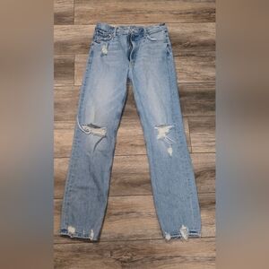 Mother High Wasted Rider Skimp Jeans